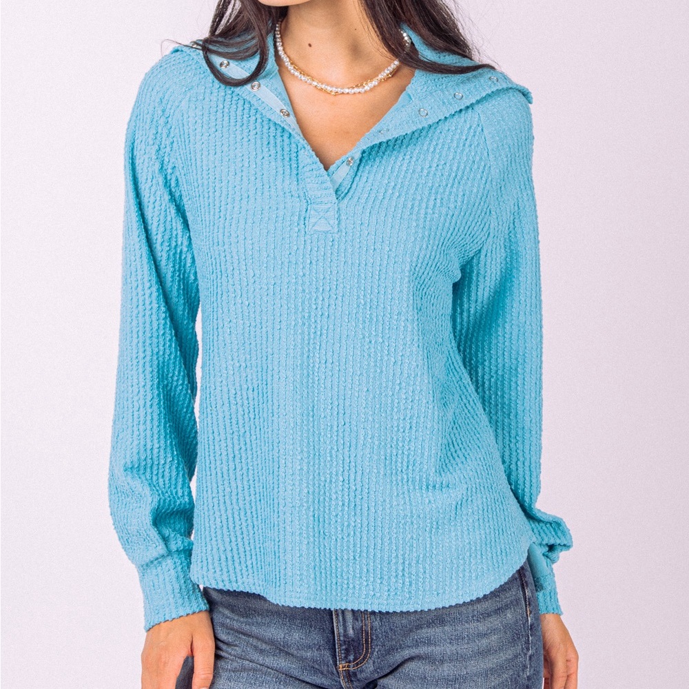 New button Henley top